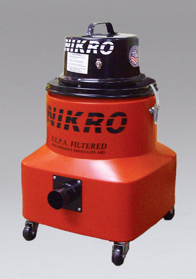LV10 10 Gallon HEPA Lead Vacuum - 10 Gallon HEPA Lead Vacuum - NIKRO Industries, Inc.