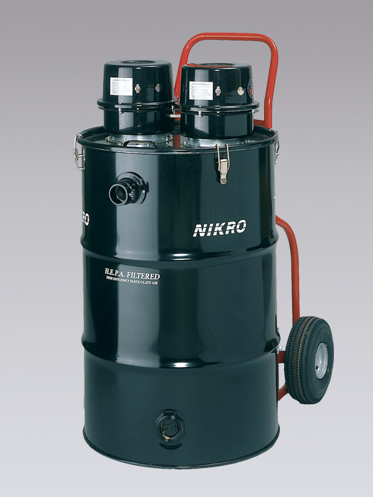 NIKRO HD55230 - 55 Gallon Dual Motor HEPA Vacuum (Dry) - H.E.P.A. Filtered Vacuums 
        
