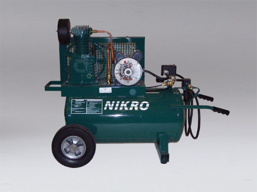 NIKRO 860758 - 115V Single Stage, 150 PSI Portable Electric Compressor - Air Duct Cleaning Equipment & Supplies 
        Air Compressors 
        