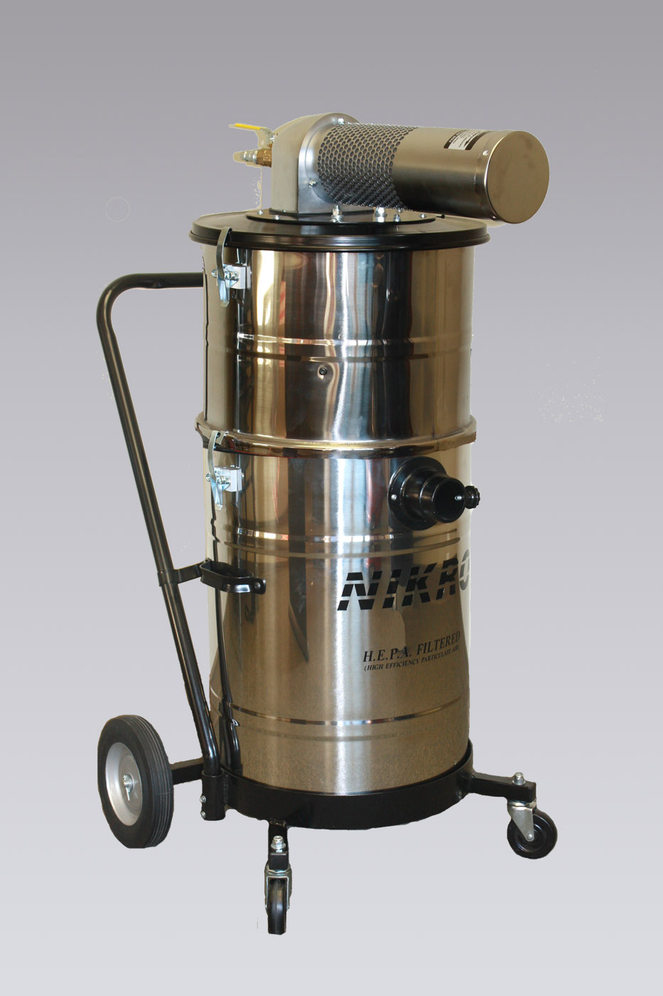 NIKRO AHW15150-S - Stainless Steel Pneumatic Vacuums/ Compressed Air Powered Vacuums - Pneumatic Vacuums/ Compressed Air Powered Vacuums 
        HEPA Filtered Vacuums 
        